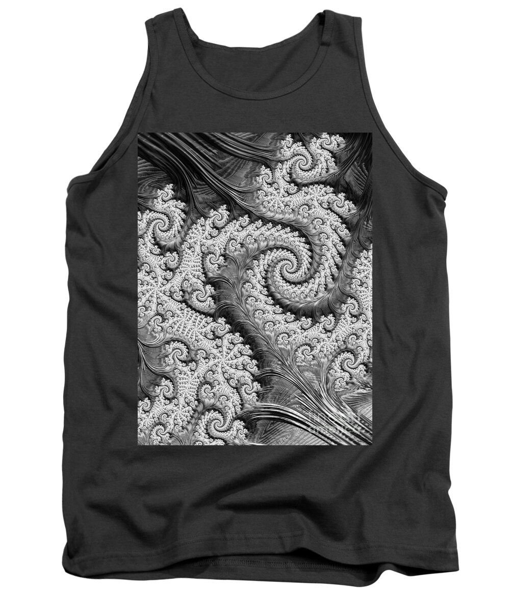 Art Tank Top featuring the digital art There's A Chill In The Air by Heidi Smith