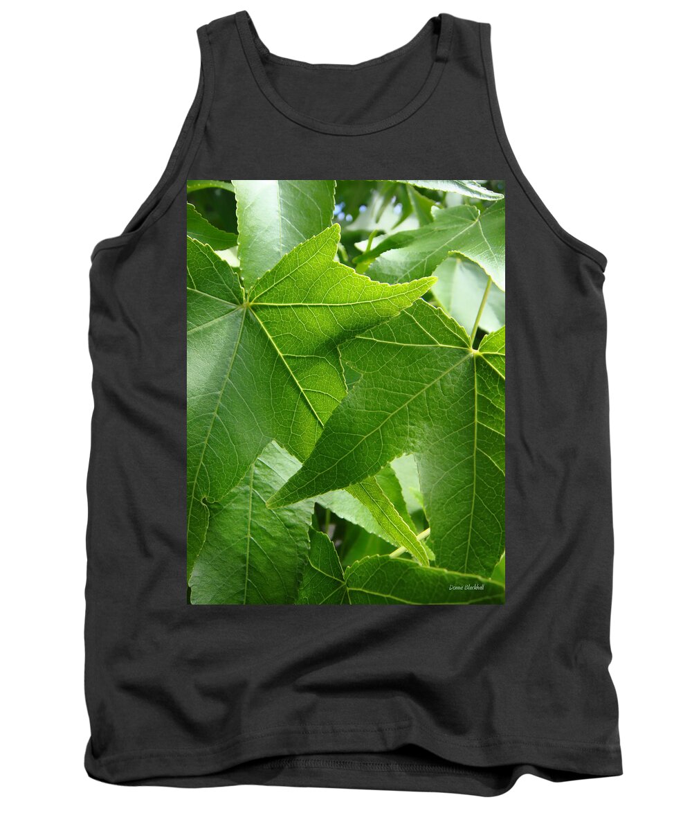 Leaves Tank Top featuring the photograph Til Death Us Do Part by Donna Blackhall