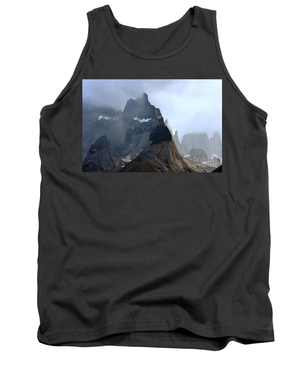 Torres Del Paine Tank Top featuring the photograph Torres del Paine Chile South America by Tap On Photo