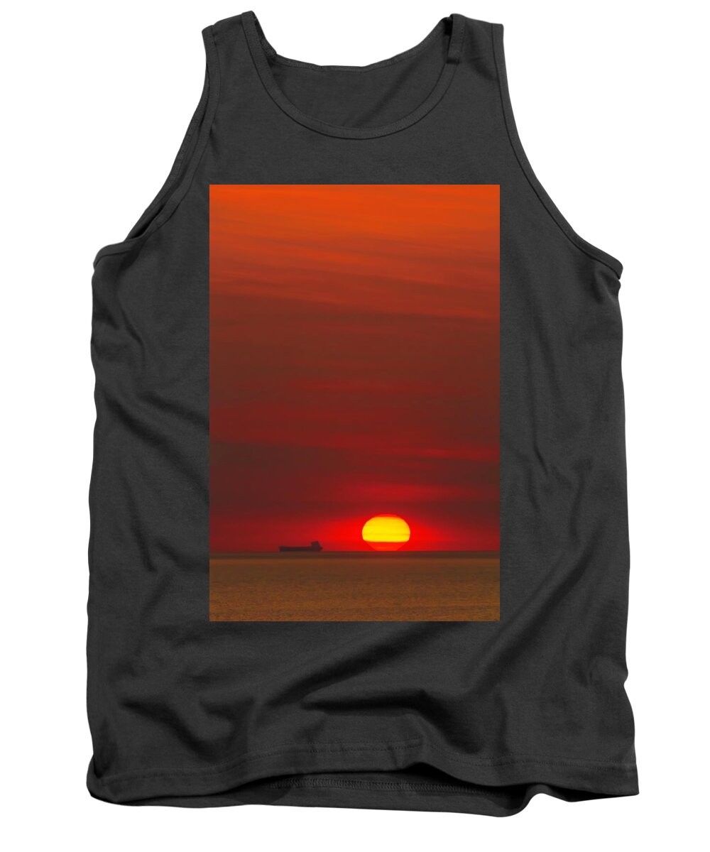Thankship Tank Top featuring the photograph Touch and Go by Douglas Barnard