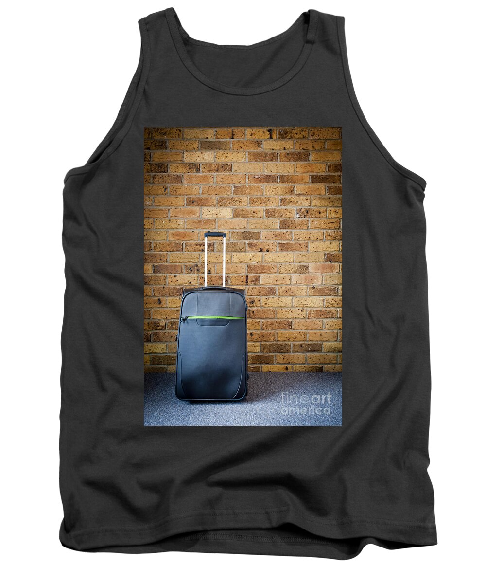 Abroad Tank Top featuring the photograph Travel Luggage by THP Creative
