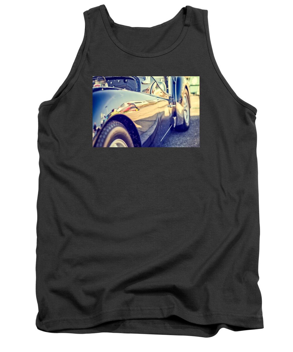 Road Tank Top featuring the photograph Triumph TR3 by Spikey Mouse Photography