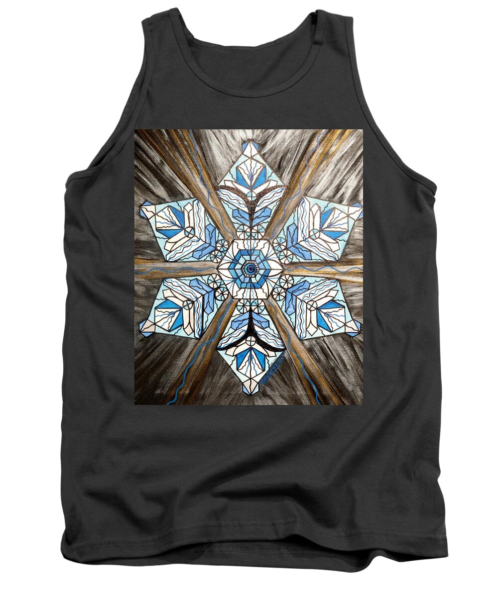 Truth Tank Top featuring the painting Truth by Teal Eye Print Store