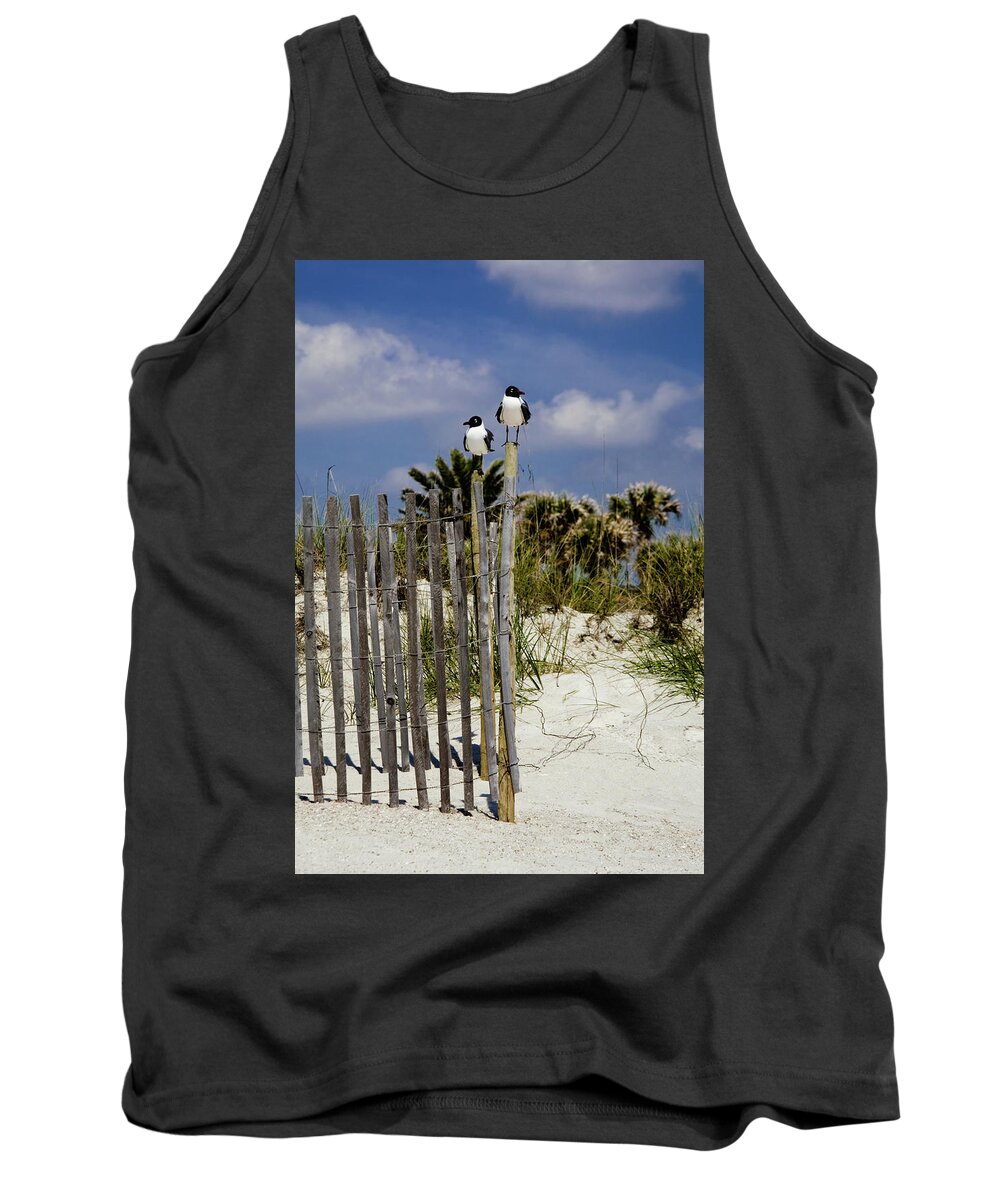 Two Tank Top featuring the photograph Two's Company by Diane Macdonald