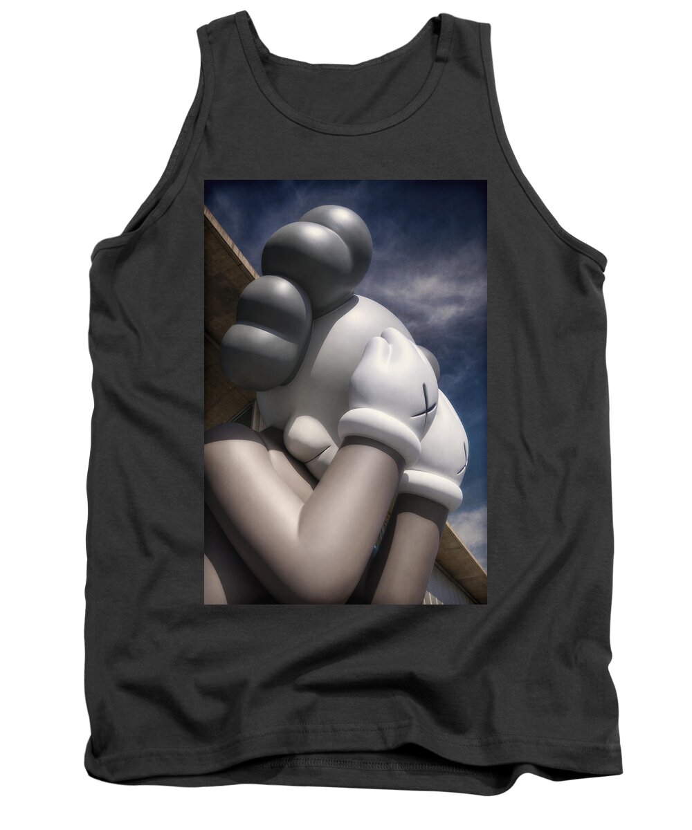 Kaws Tank Top featuring the photograph Universal Themes by Joan Carroll