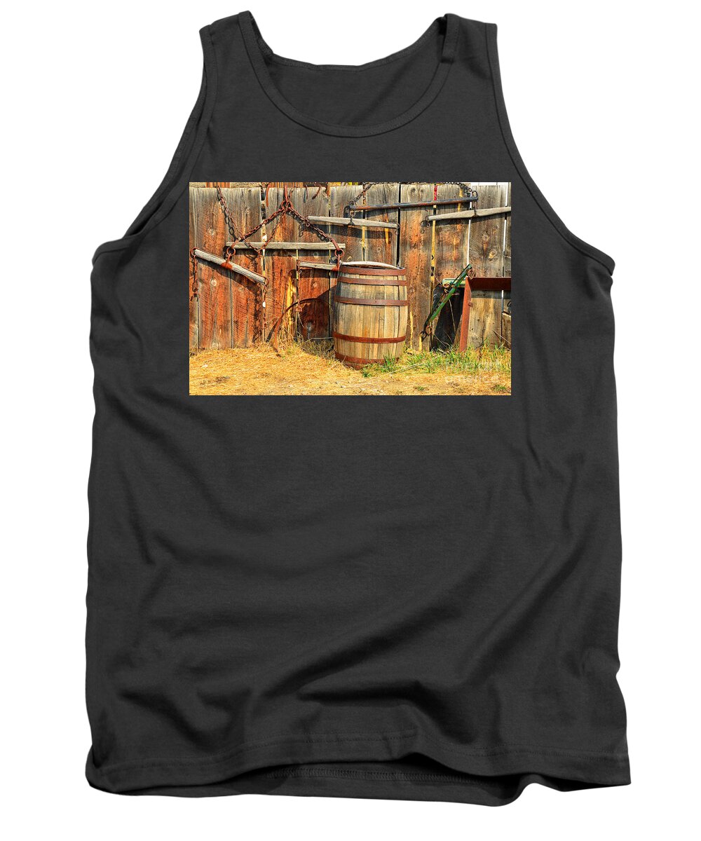 Abstract Tank Top featuring the photograph Up Against It by Lauren Leigh Hunter Fine Art Photography