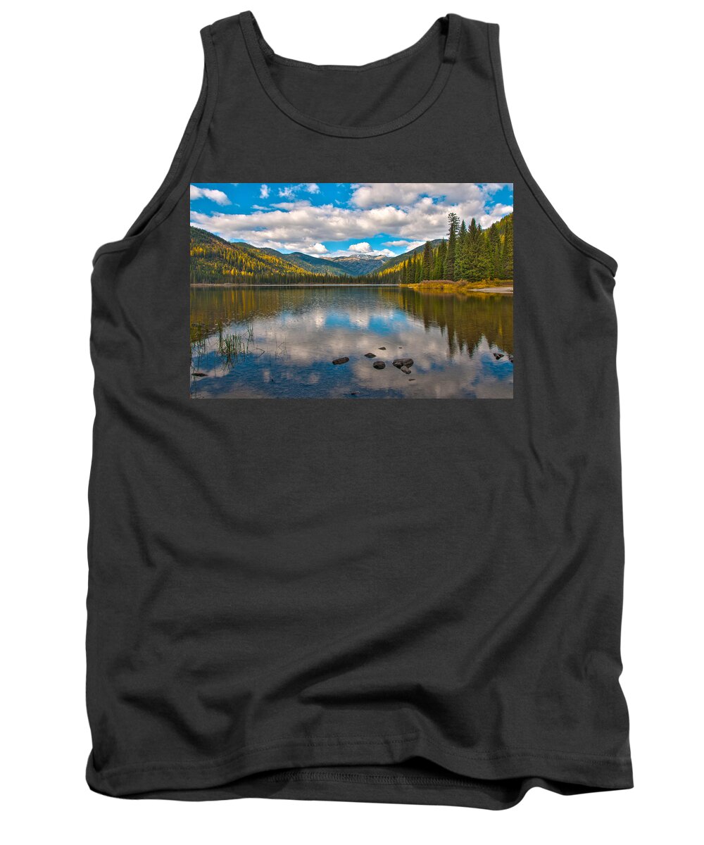 Landscape Tank Top featuring the photograph Upper Whitefish Lake by Brenda Jacobs