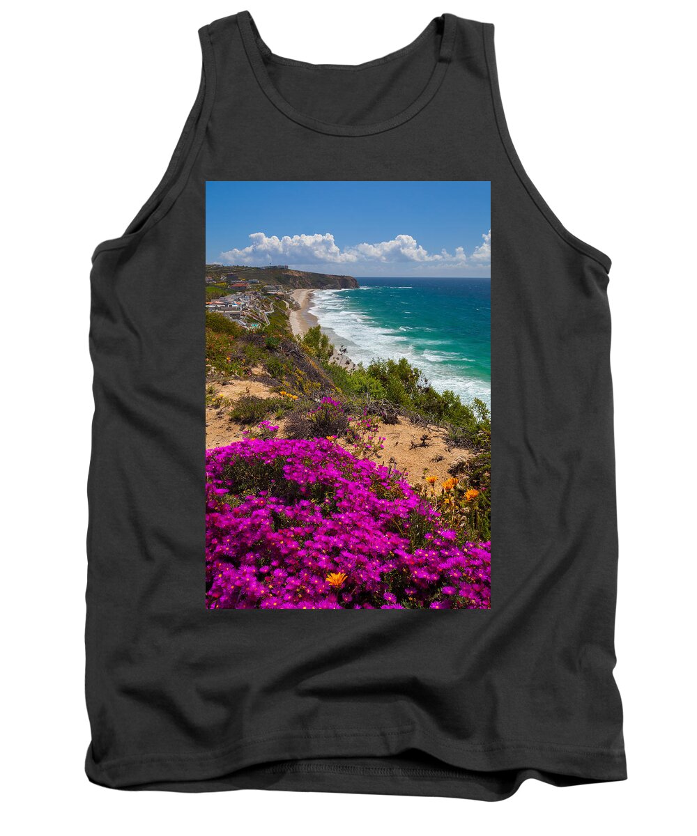 Dana Point Tank Top featuring the photograph View of Strand Beach and Dana Point Headland by Cliff Wassmann