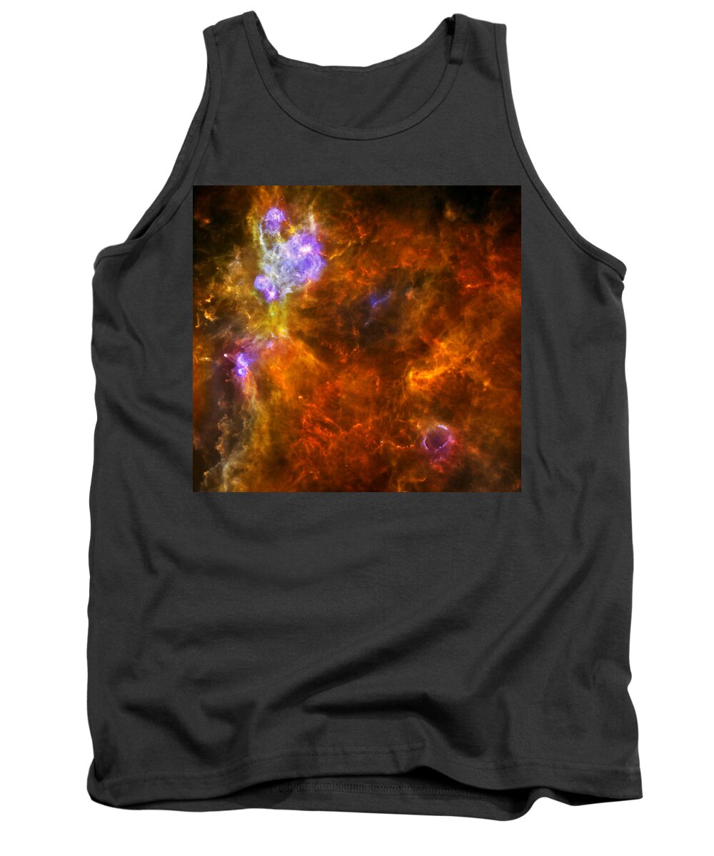 Science Tank Top featuring the photograph W3 Nebula by Science Source
