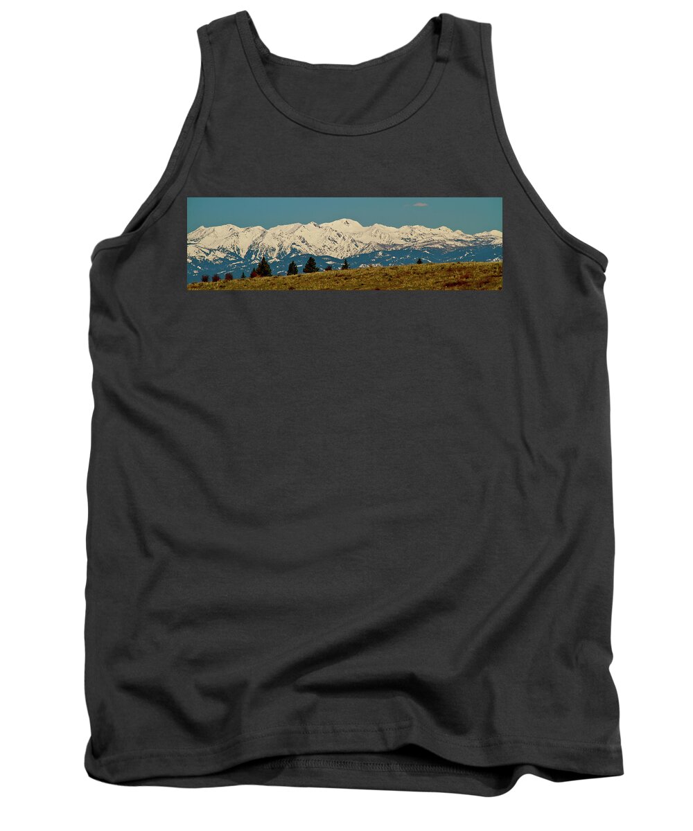 Wallow Mountains Tank Top featuring the photograph Wallowa Mountains Oregon by Ed Riche
