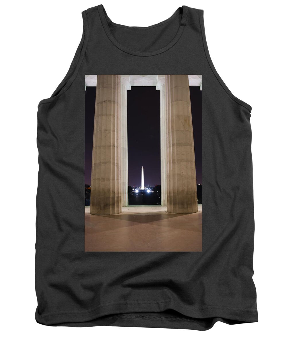 Nuview Tank Top featuring the photograph Washington Monument by Theodore Jones