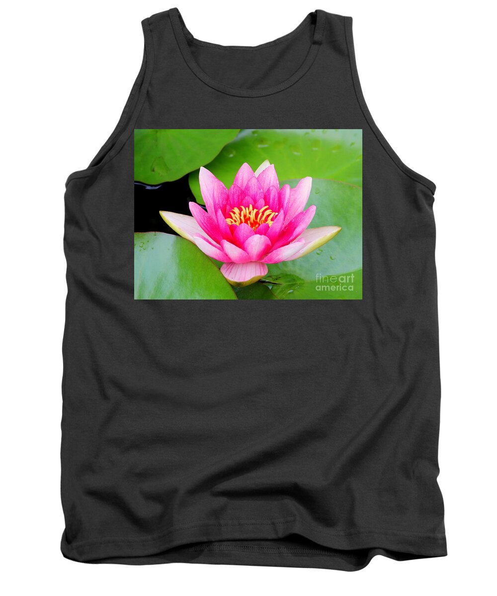Blossom Tank Top featuring the photograph Water lily by Amanda Mohler
