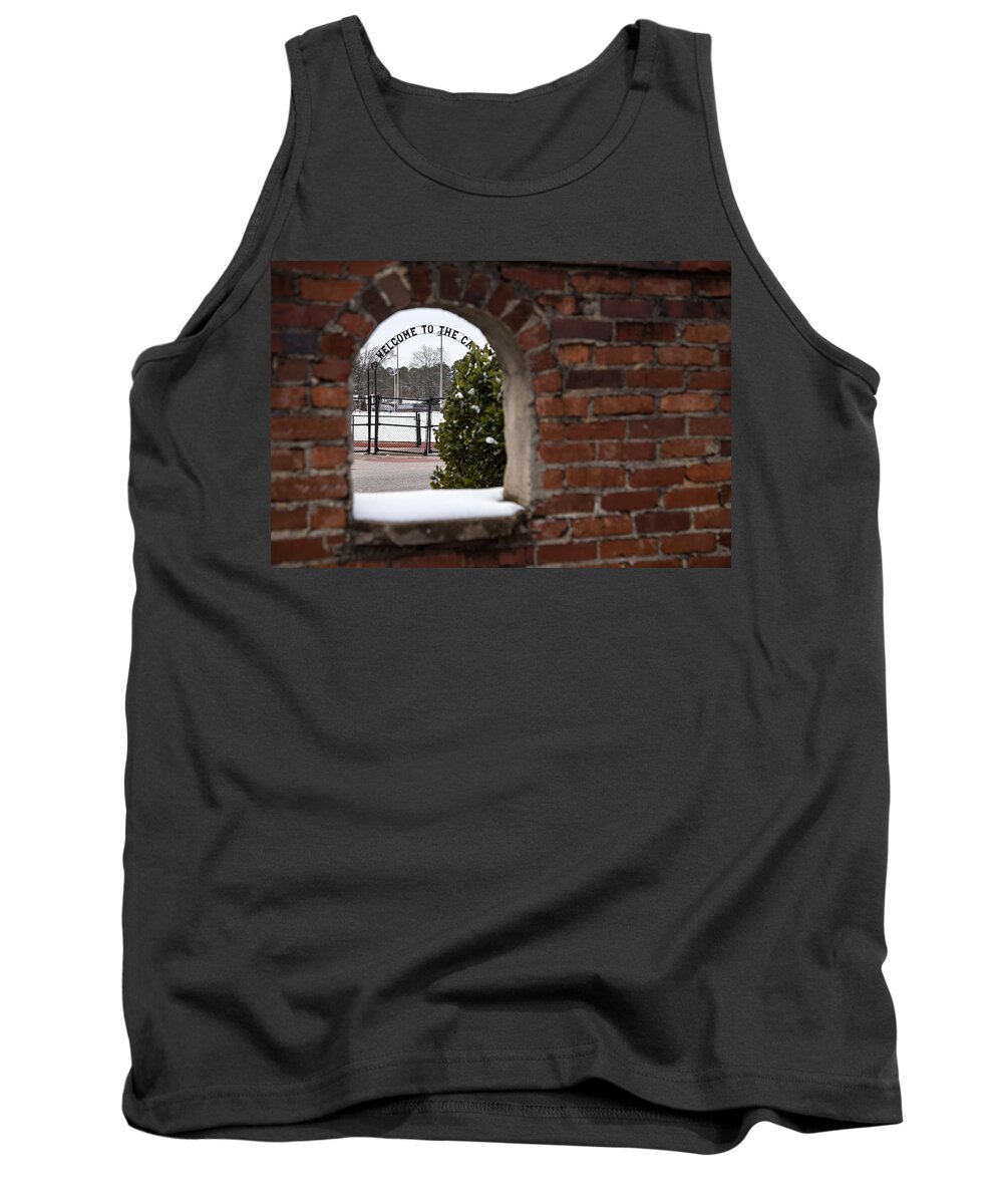 Old Tank Top featuring the photograph Welcome to The Cage by Charles Hite