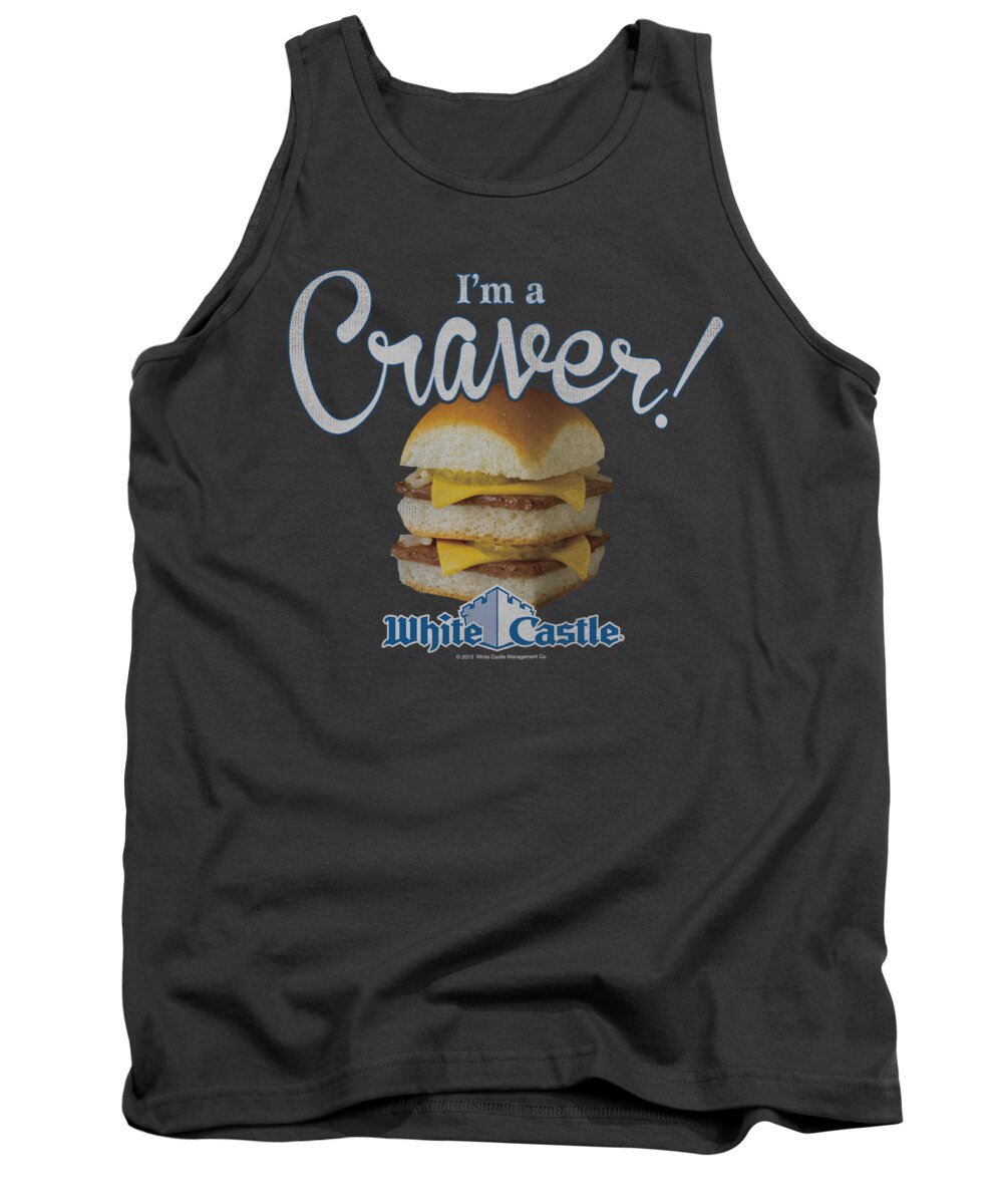 White Castle Tank Top featuring the digital art White Castle - Craver by Brand A