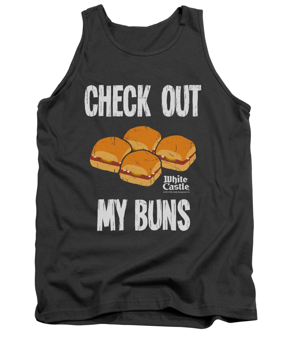 White Castle Tank Top featuring the digital art White Castle - My Buns by Brand A
