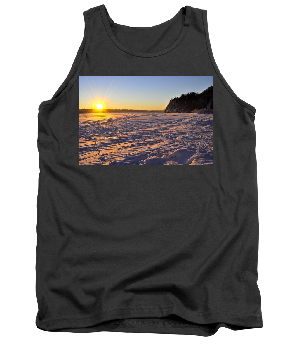 Solstice Tank Top featuring the photograph Winter Solstice by Cathy Mahnke
