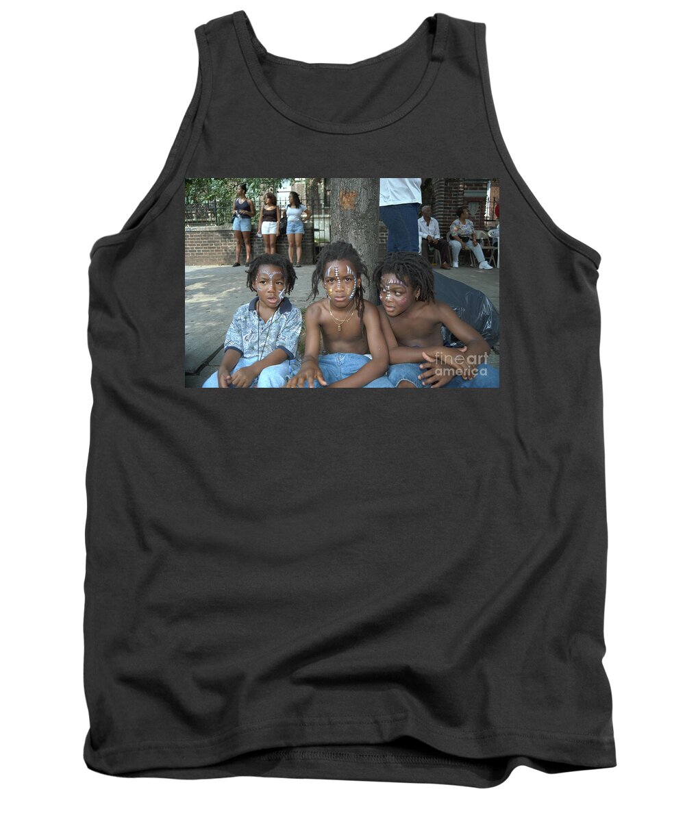 Parades Tank Top featuring the photograph West Indian Day Parade Brooklyn NY #13 by Mark Gilman
