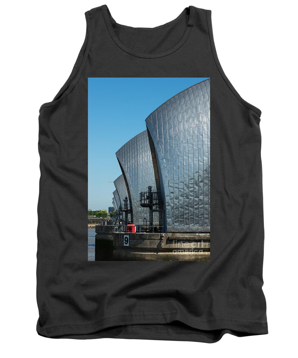 Barrier Tank Top featuring the photograph Thames Barrier #2 by Andrew Michael