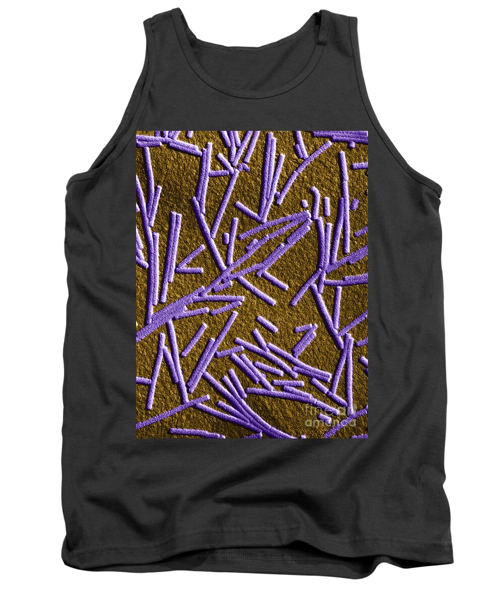 Tem Tank Top featuring the photograph Tobacco Mosaic Virus, Tem #7 by Omikron