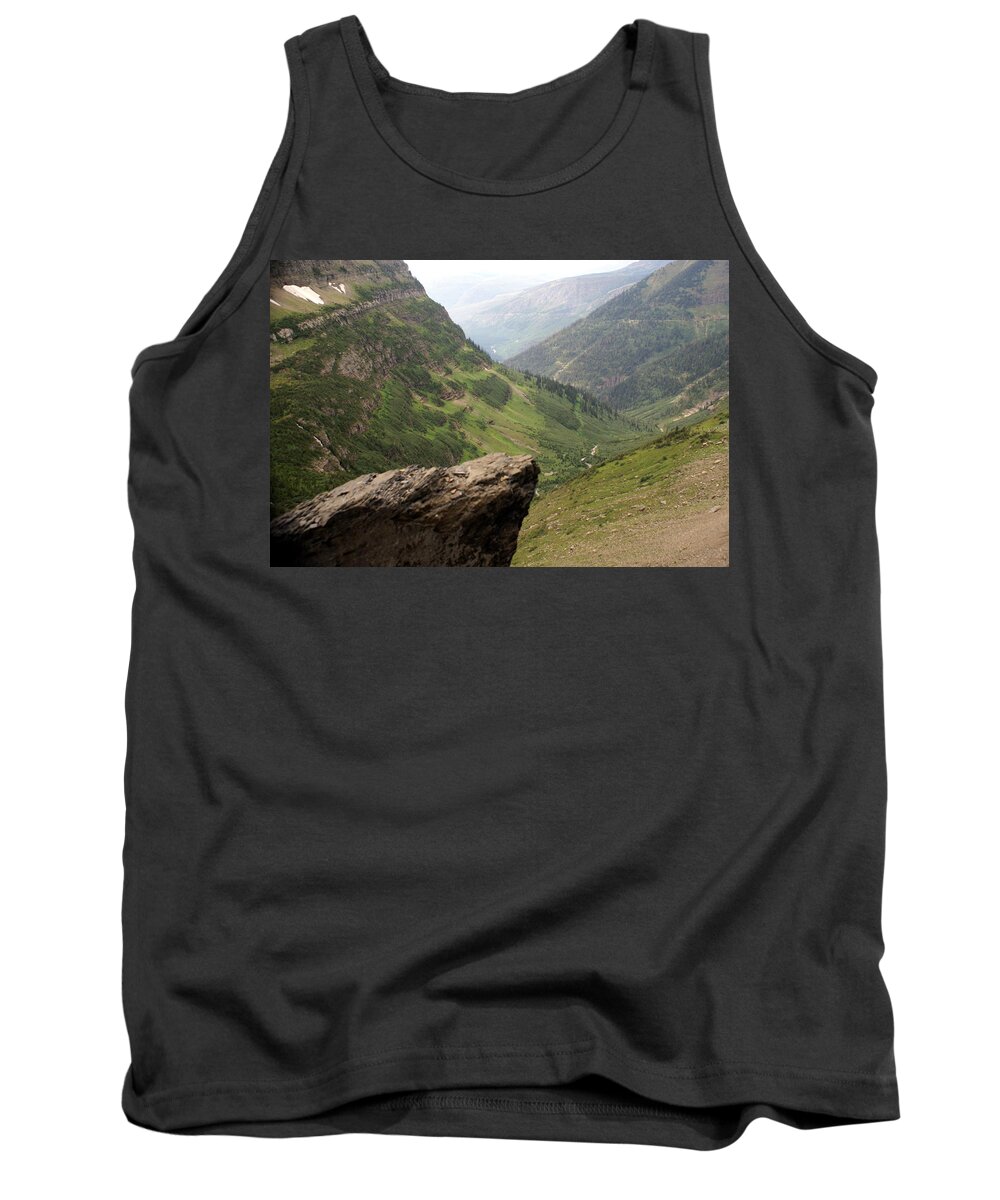 Glacier National Park Tank Top featuring the photograph Along The High Line by Marty Koch