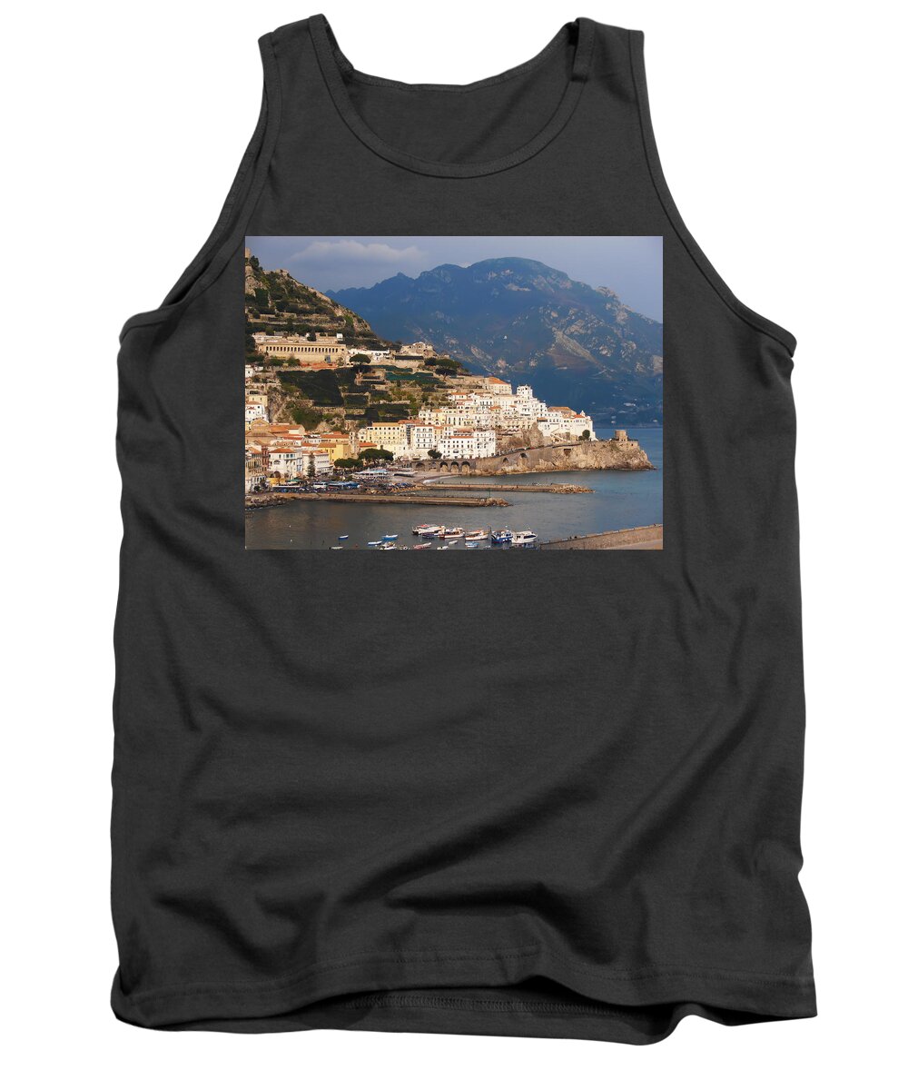 Amalfi By The Sea Tank Top featuring the photograph Amalfi by Bill Cannon