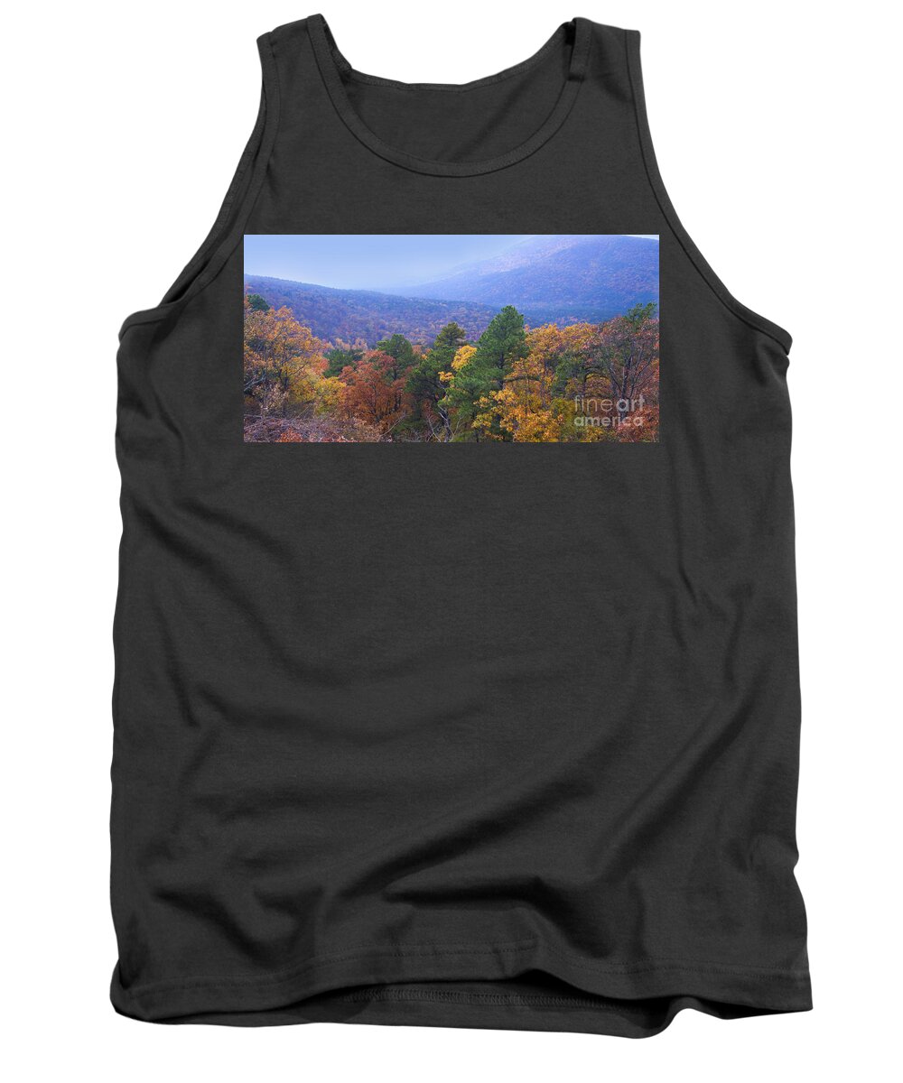 National Scenic Byway Tank Top featuring the photograph Autumn Splendor by Betty LaRue