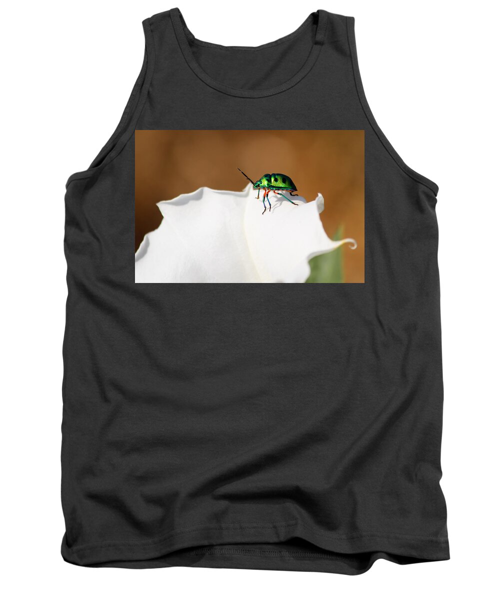 Jewel Bug Tank Top featuring the photograph Bejewelled by SAURAVphoto Online Store