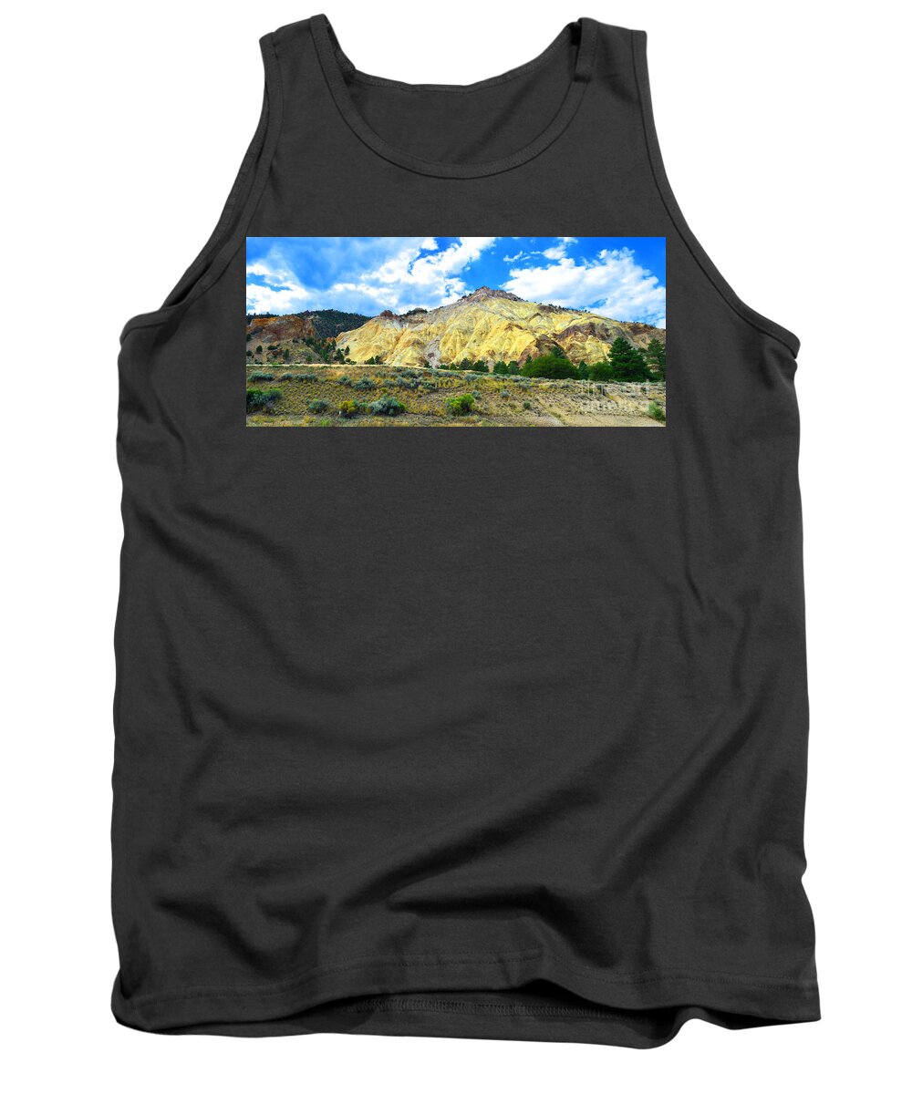 Wilderness Tank Top featuring the photograph Big Rock Candy Mountain - Utah by Donna Greene