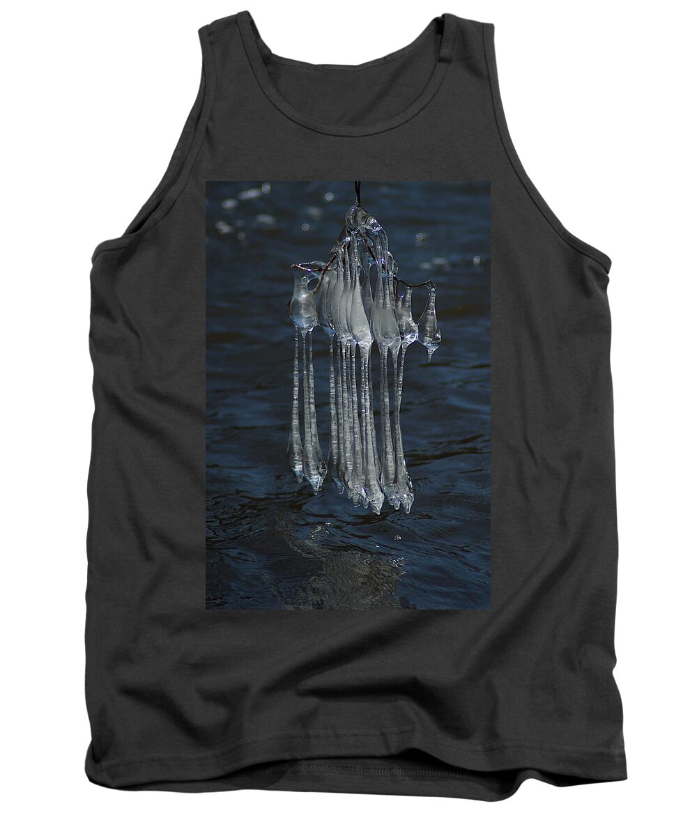 Michigan State University Tank Top featuring the photograph Blue Return by Joseph Yarbrough