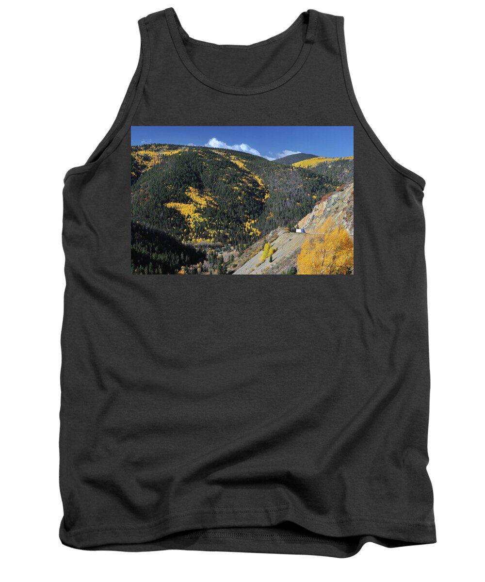 Red River Tank Top featuring the photograph Butterfly On Bobcat Pass by Ron Weathers