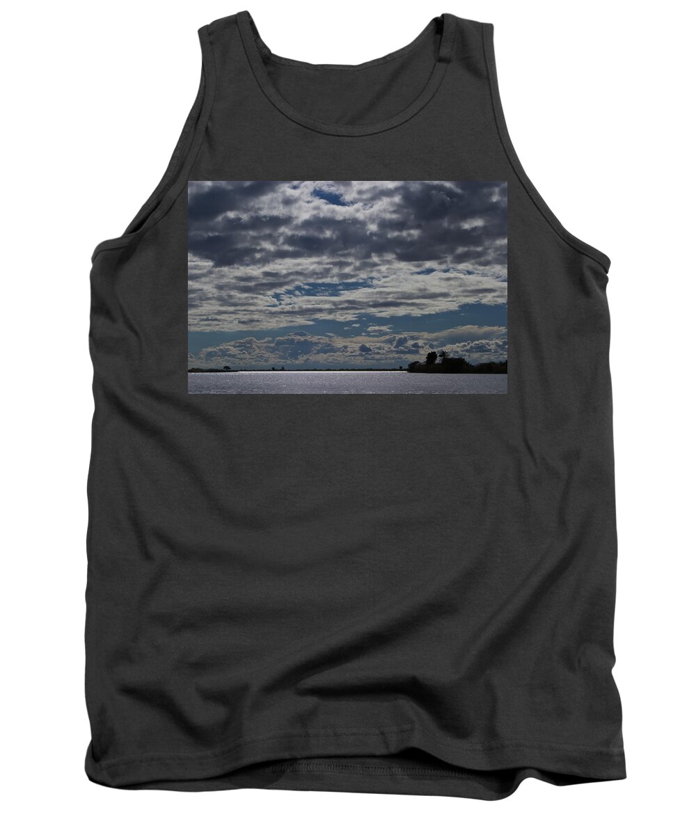 Clouds Tank Top featuring the photograph Clouds Chobe River by David Kleinsasser