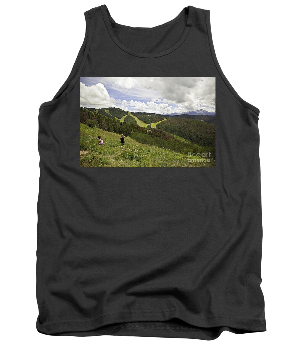 Children Tank Top featuring the photograph Colorado Mountain Freedom by Madeline Ellis