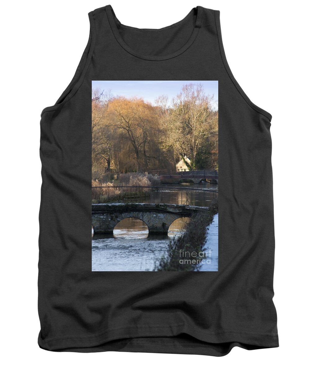 Bibery Tank Top featuring the photograph Cotswold river scene by Andrew Michael