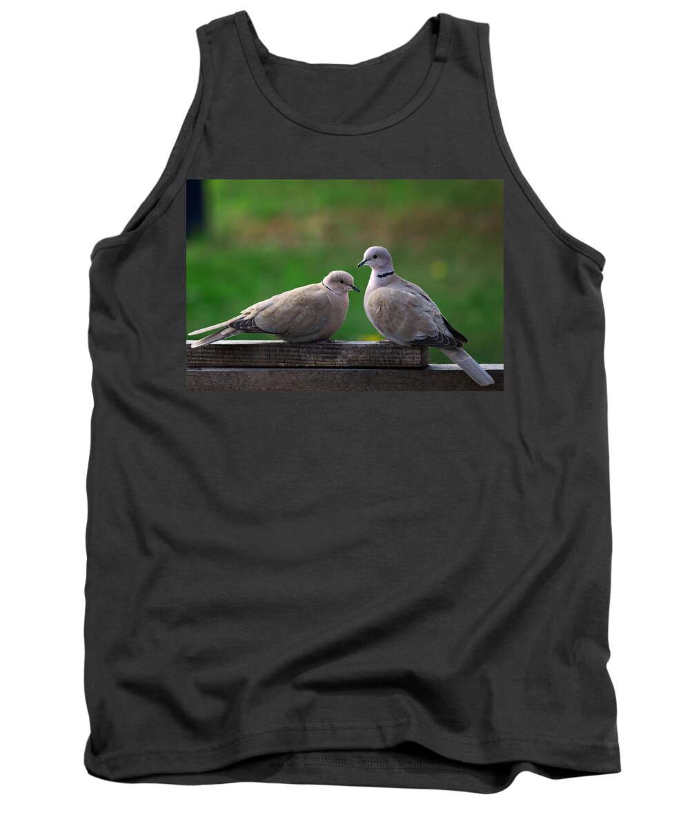 Animal Tank Top featuring the photograph Doves by Ivan Slosar