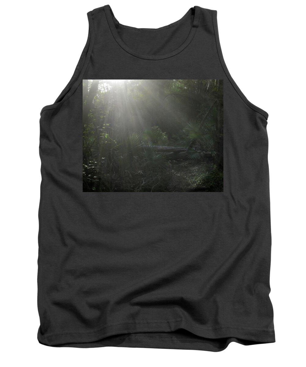 Nature Tank Top featuring the photograph Enchanted Glen by Peggy Urban