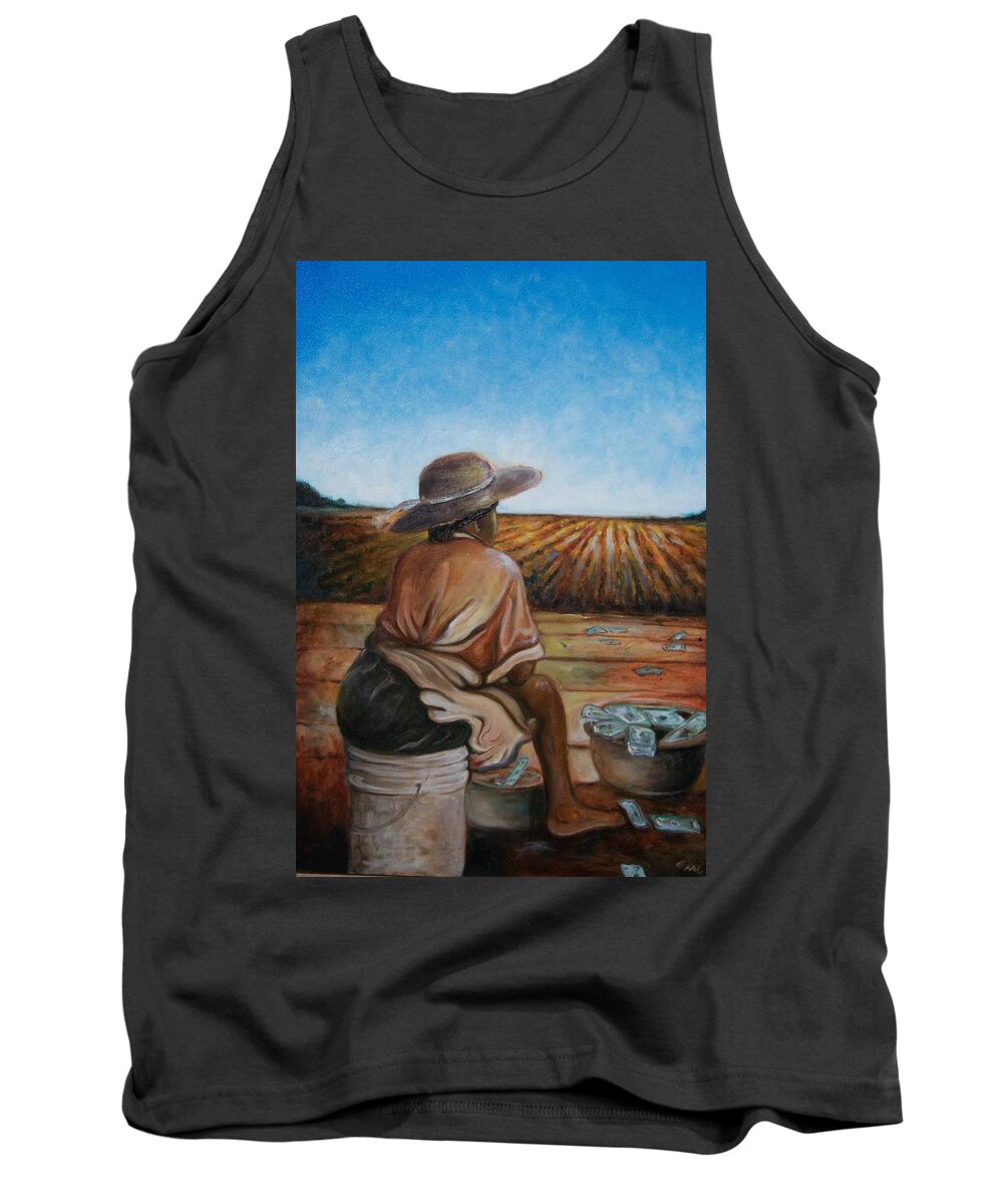African American Art Tank Top featuring the painting Life Is Good by Emery Franklin