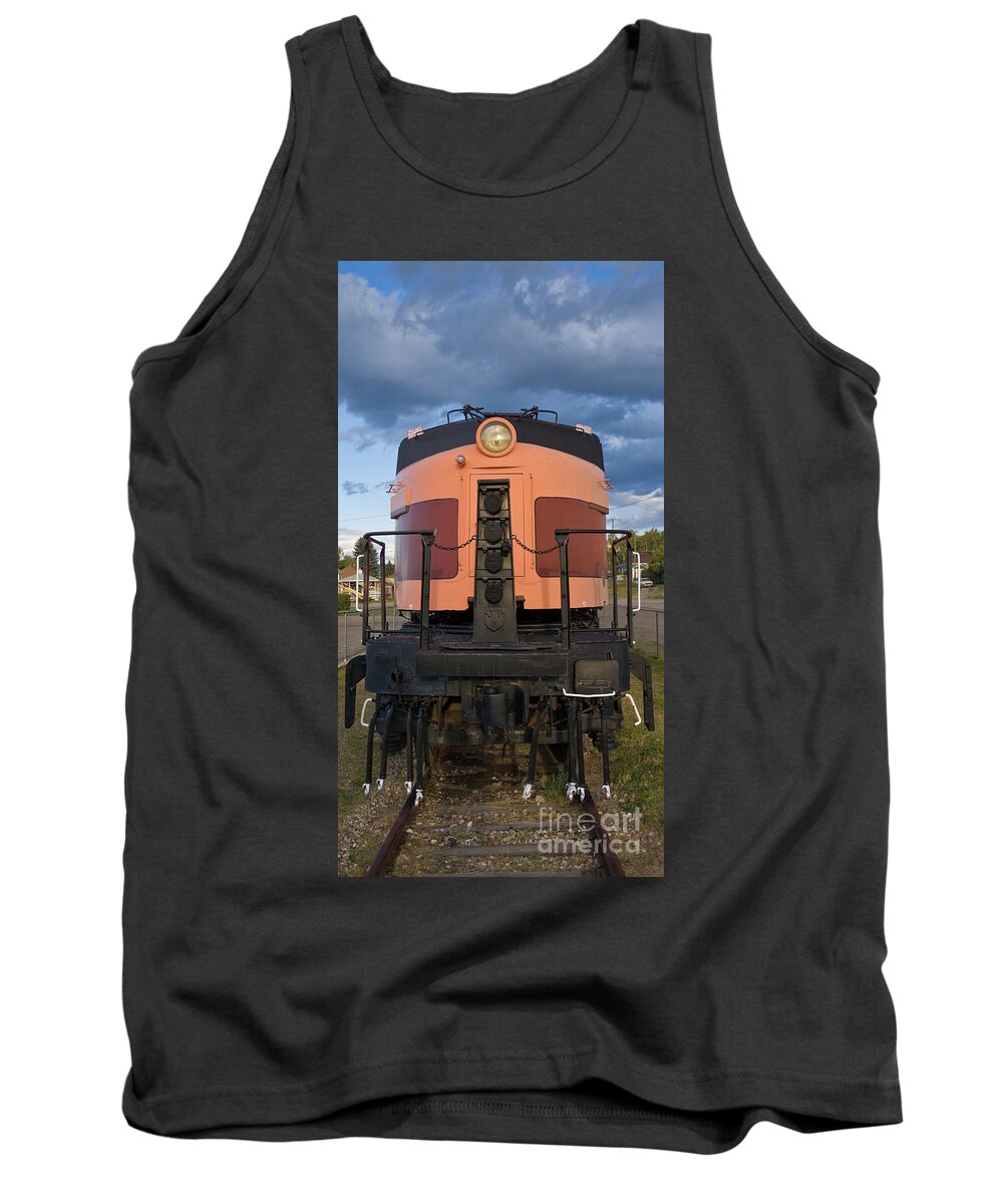 Milwaukee Road Tank Top featuring the photograph Little Joe Nose by Tim Mulina