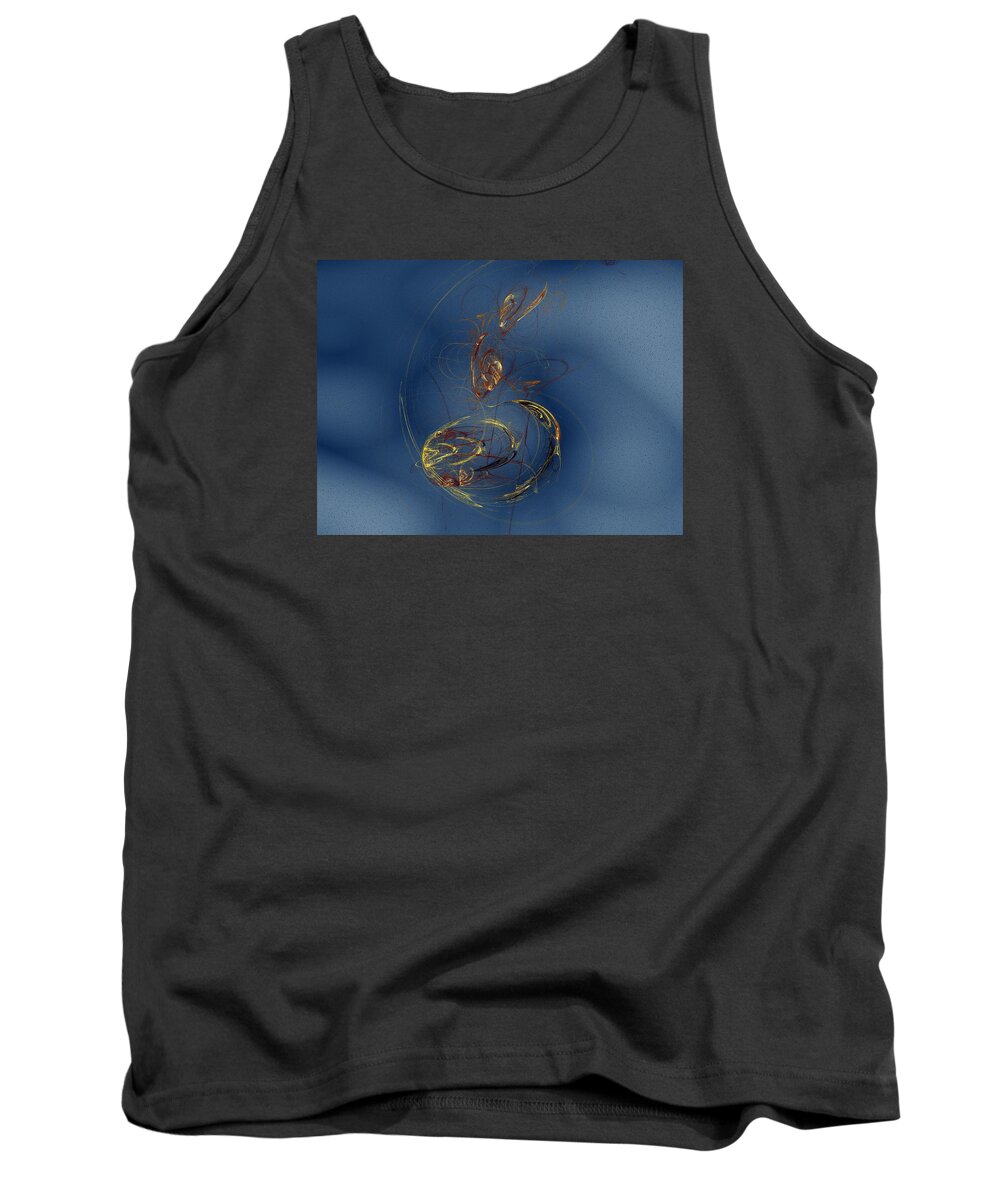 Modern Tank Top featuring the digital art Local Variable by Jeff Iverson