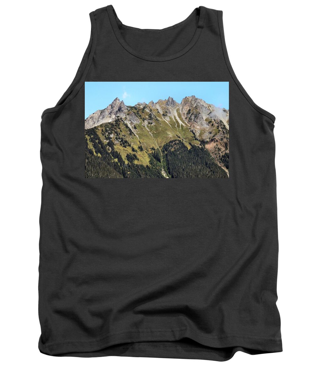 Baker Tank Top featuring the photograph Mount Baker National Forest by Michael Merry