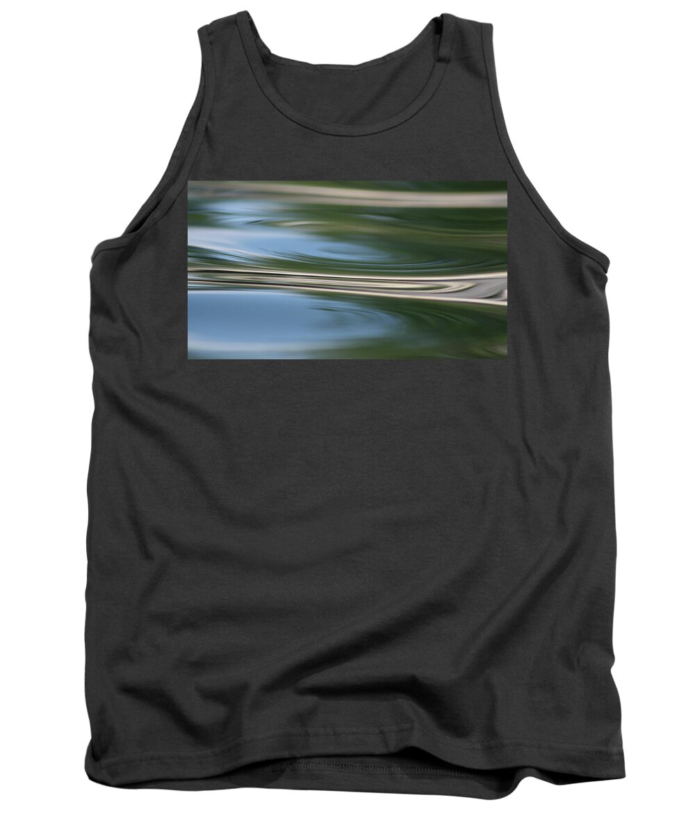 Water Tank Top featuring the photograph Nature's Reflection by Cathie Douglas