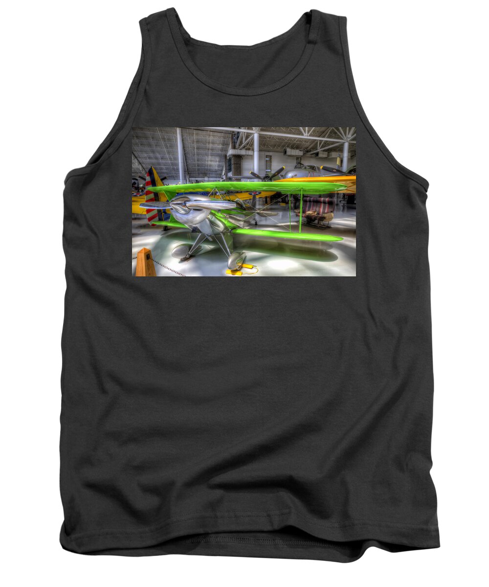 Hdr Tank Top featuring the photograph Neon Green by Brad Granger