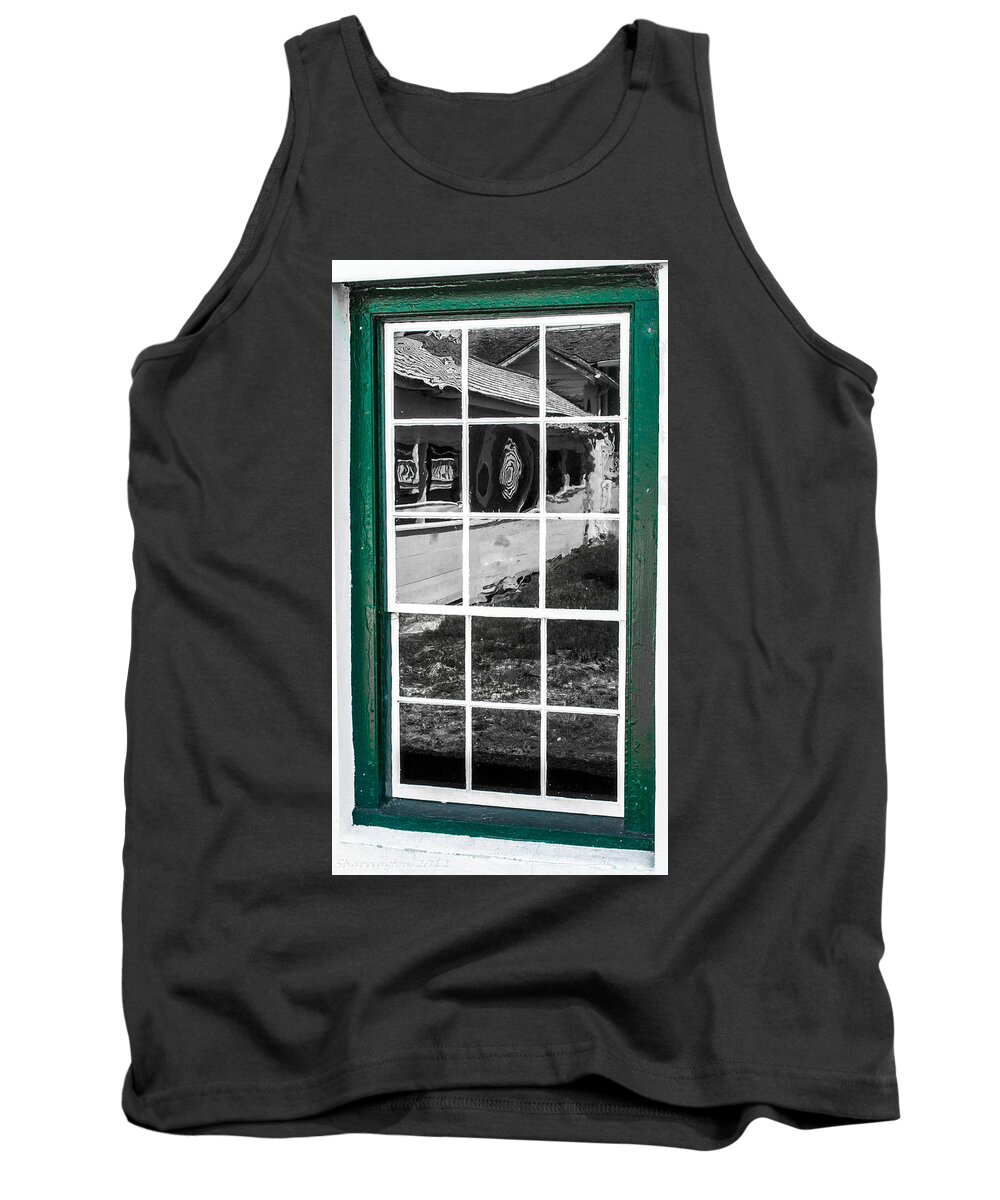 Reflections Tank Top featuring the photograph Reflections of the Past by Shannon Harrington
