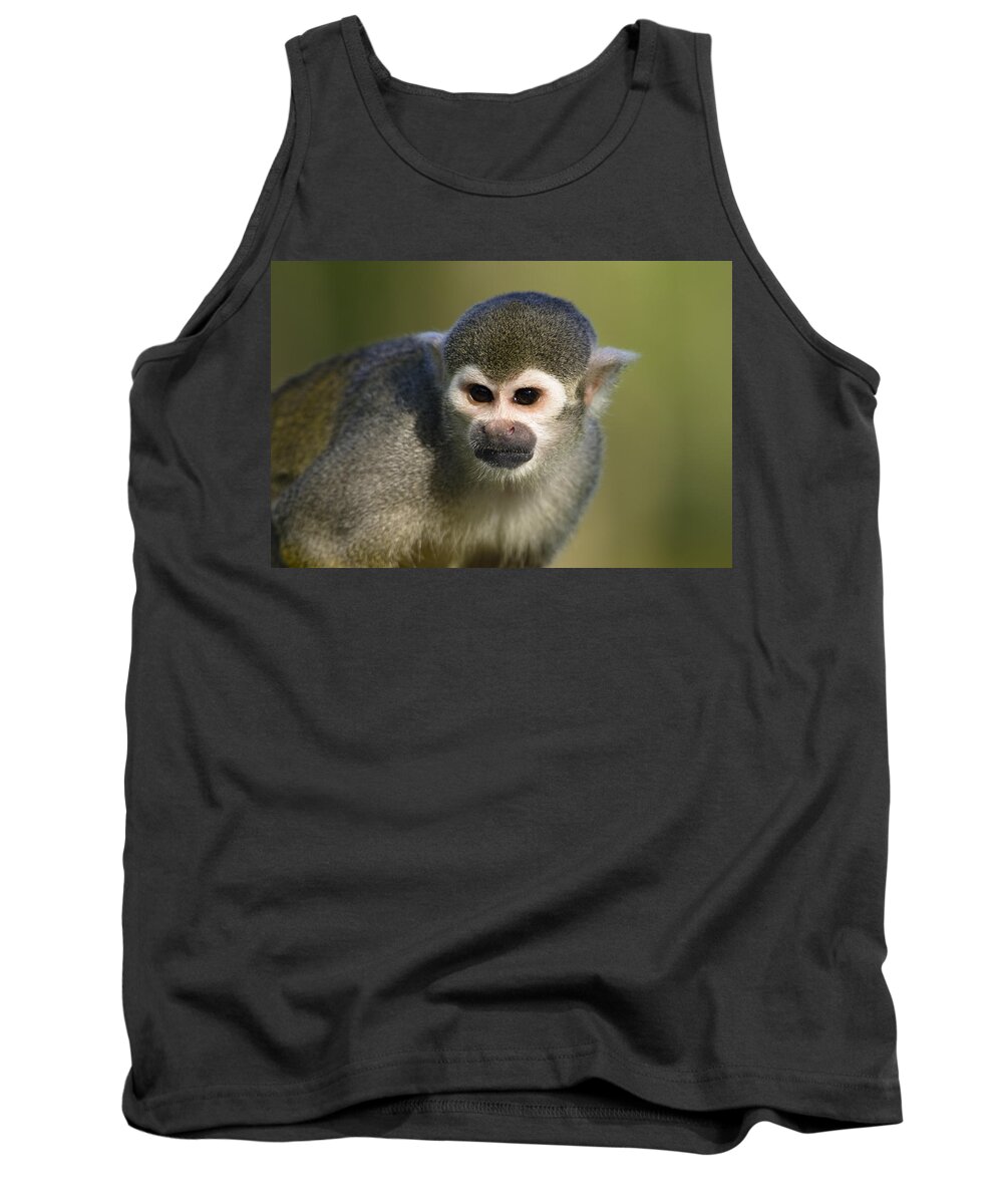 Mp Tank Top featuring the photograph South American Squirrel Monkey Saimiri by Konrad Wothe