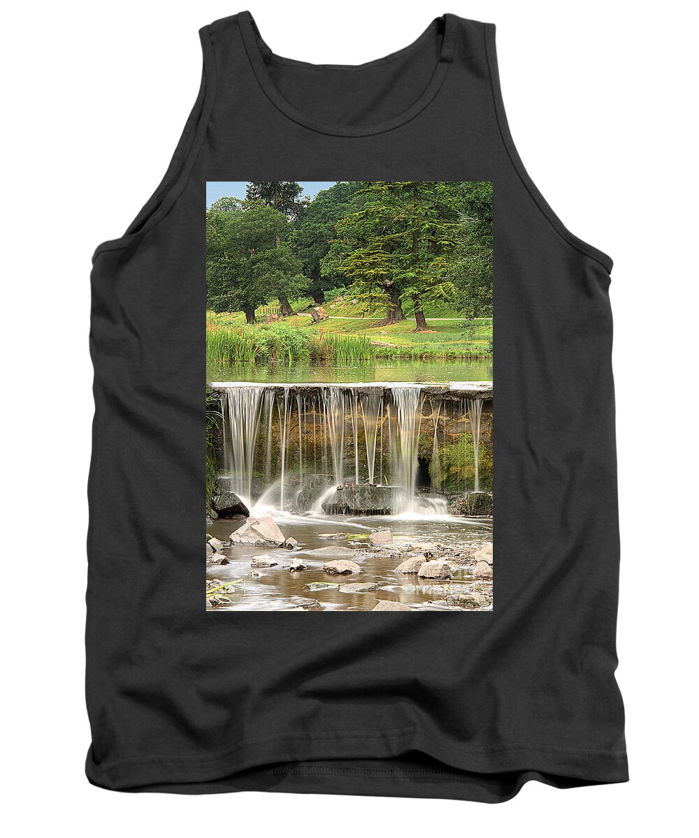 Stream Tank Top featuring the photograph The Lin by Linsey Williams