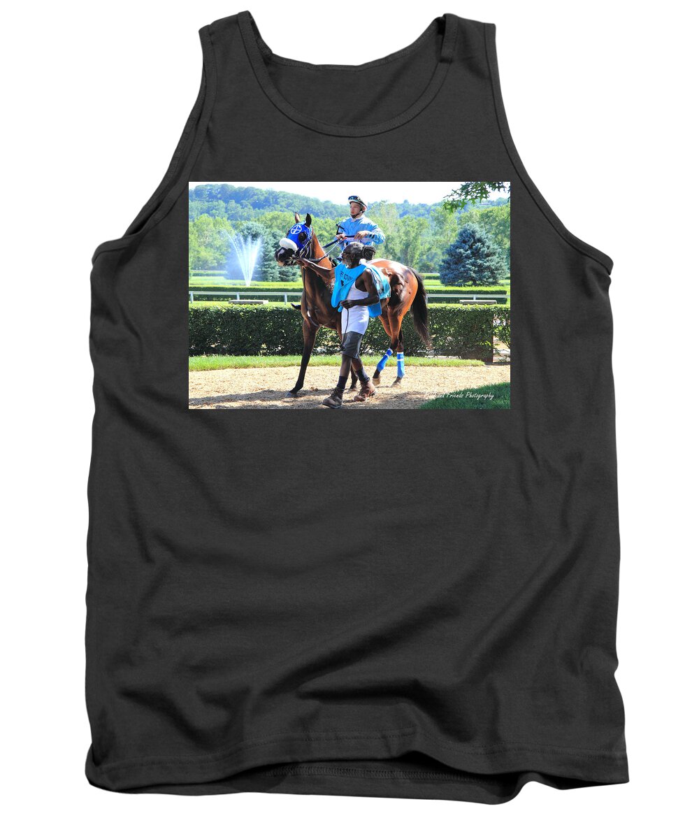  Tank Top featuring the photograph 'Trio of Horse Power' by PJQandFriends Photography