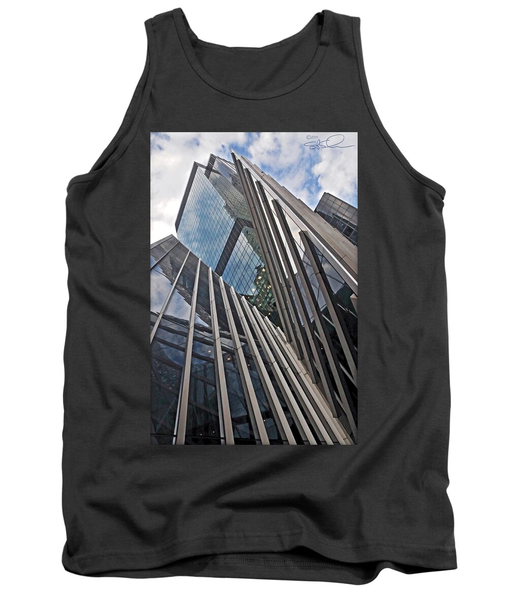 Nyc Tank Top featuring the photograph Trylon Towers by S Paul Sahm