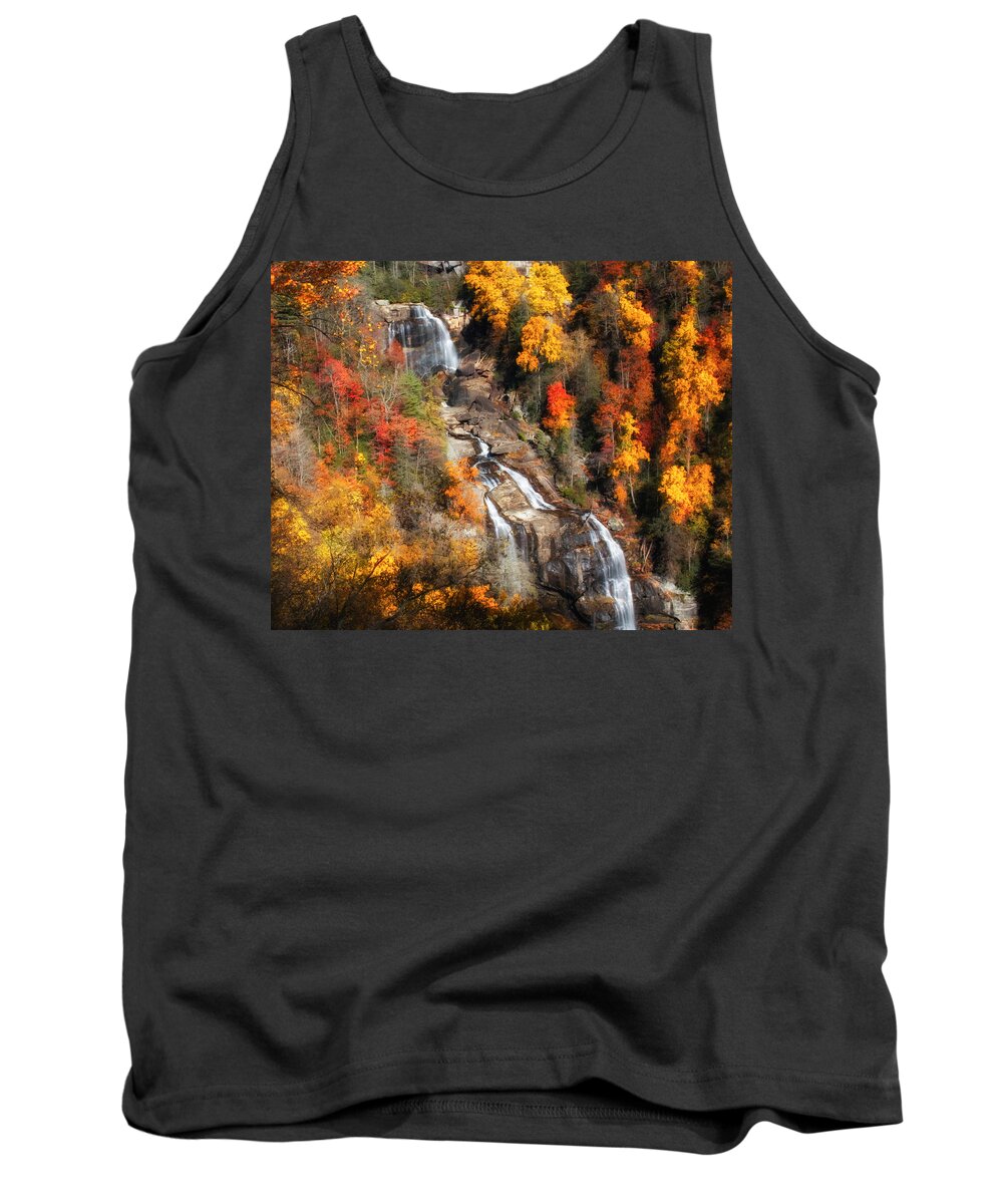 Waterfall Tank Top featuring the photograph Upper Whitewater Falls by Lynne Jenkins