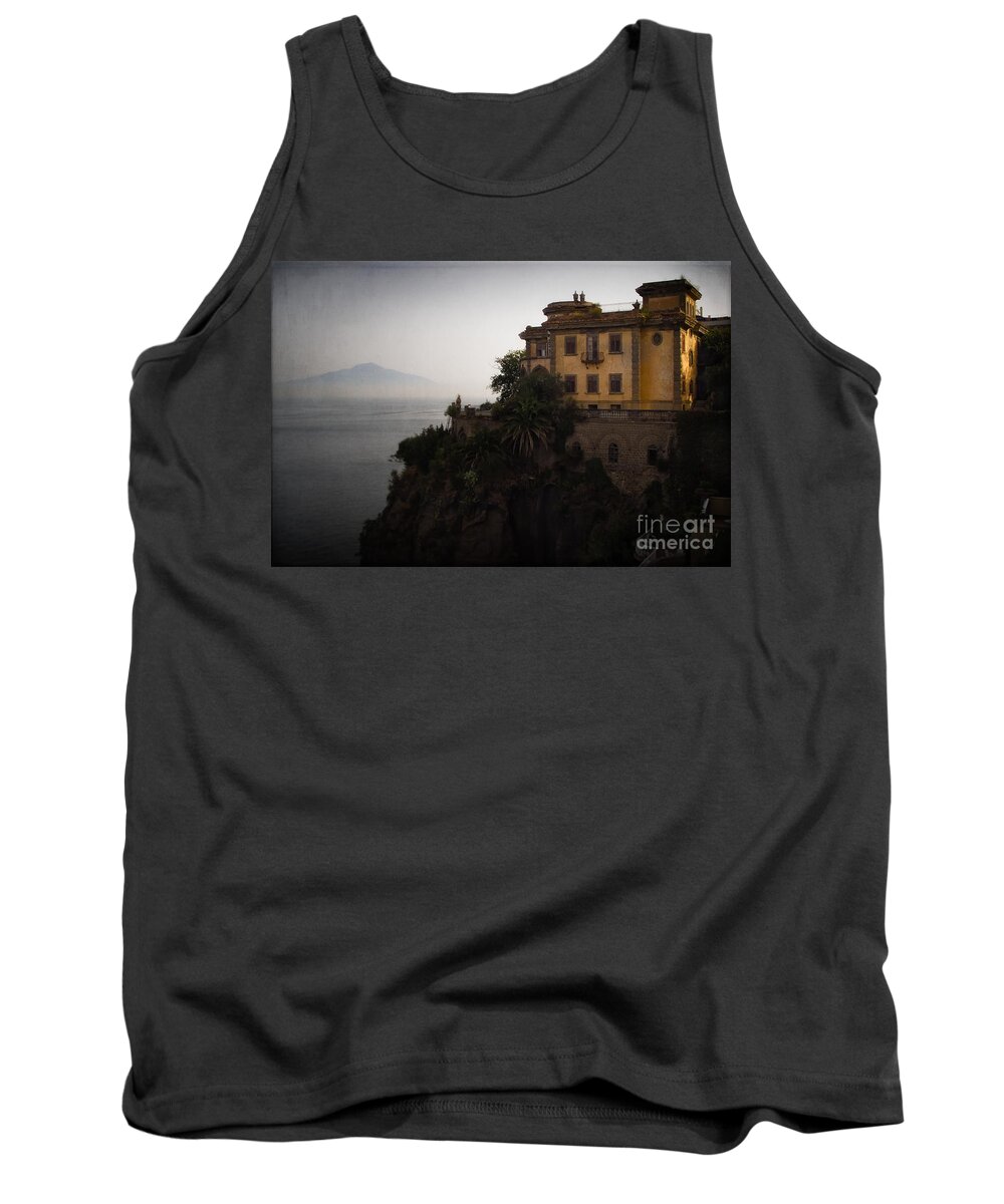 Sorrento Tank Top featuring the photograph Vesuvius from Sorrento by Doug Sturgess