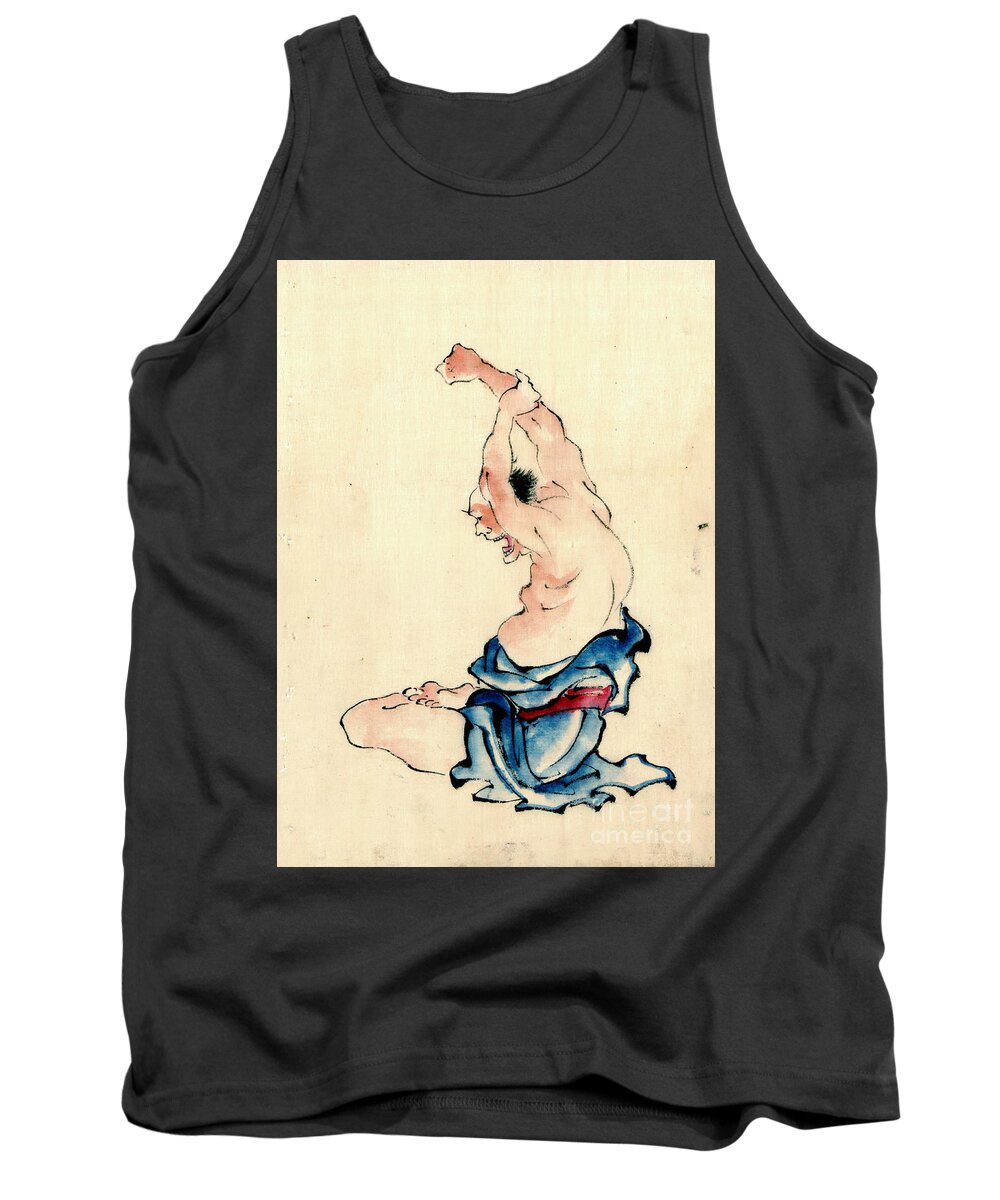 Yoga Exercise 1840 Tank Top featuring the photograph Yoga Exercise 1840 by Padre Art