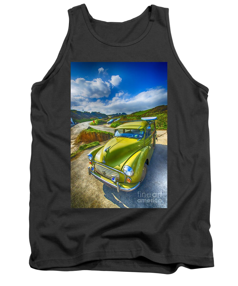 Morris Tank Top featuring the photograph Morris Minor Traveller by Chris Thaxter